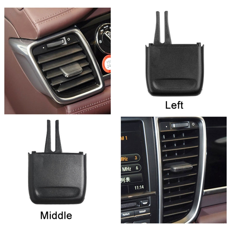 For Porsche Panamera Left Driving Car Air Conditioning Air Outlet Paddle, Type:Middle by buy2fix