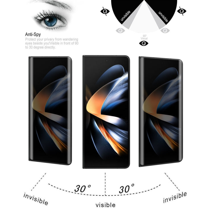 For Samsung Galaxy Z Fold5 Inner Screen Privacy Full Cover Screen Protector Tempered Glass Film - Galaxy Tempered Glass by buy2fix | Online Shopping UK | buy2fix