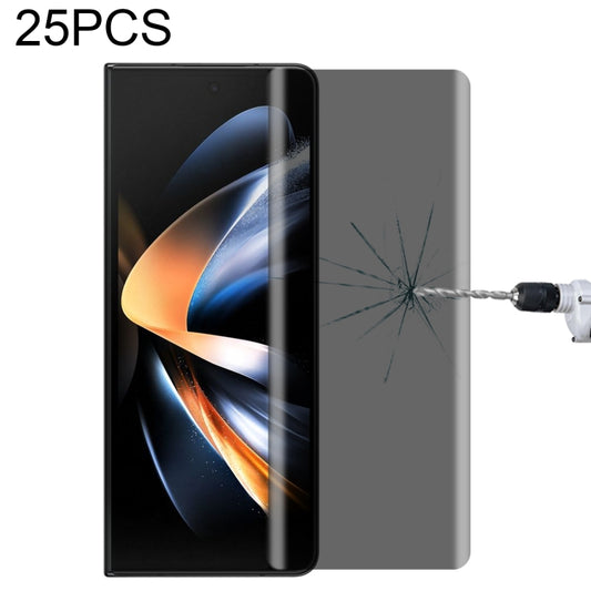 For Samsung Galaxy Z Fold5 25pcs Inner Screen Privacy Full Cover Screen Protector Tempered Glass Film - Galaxy Tempered Glass by buy2fix | Online Shopping UK | buy2fix