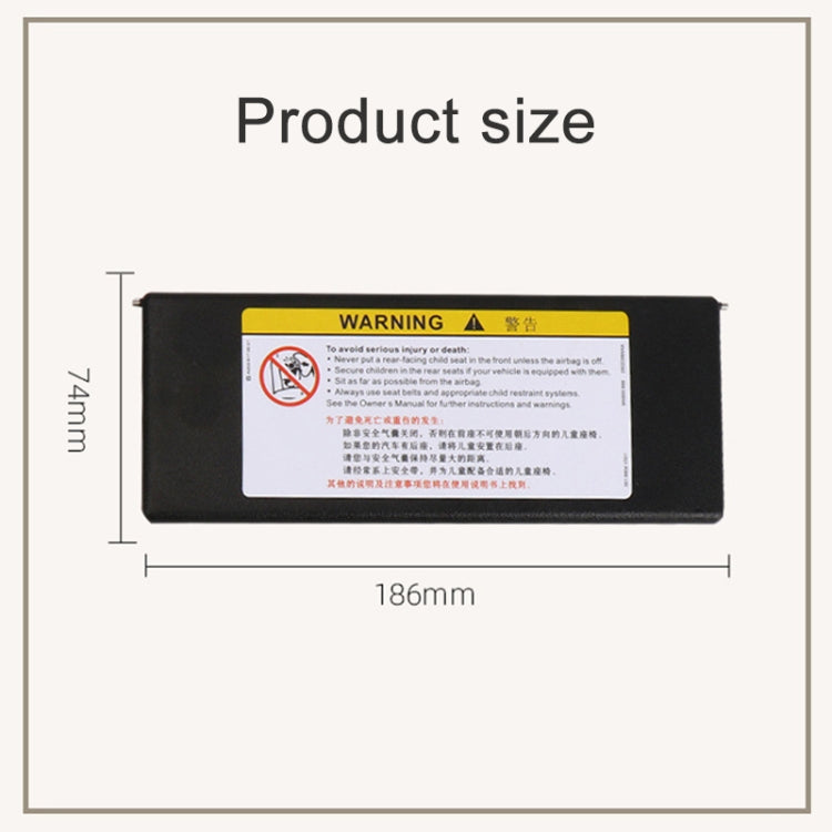 For Peugeot 308 2010-2022 Left-hand Drive Car Sun Visor Makeup Mirror Cover 98177070(White) - Sunglasses & Glasses Clips by buy2fix | Online Shopping UK | buy2fix