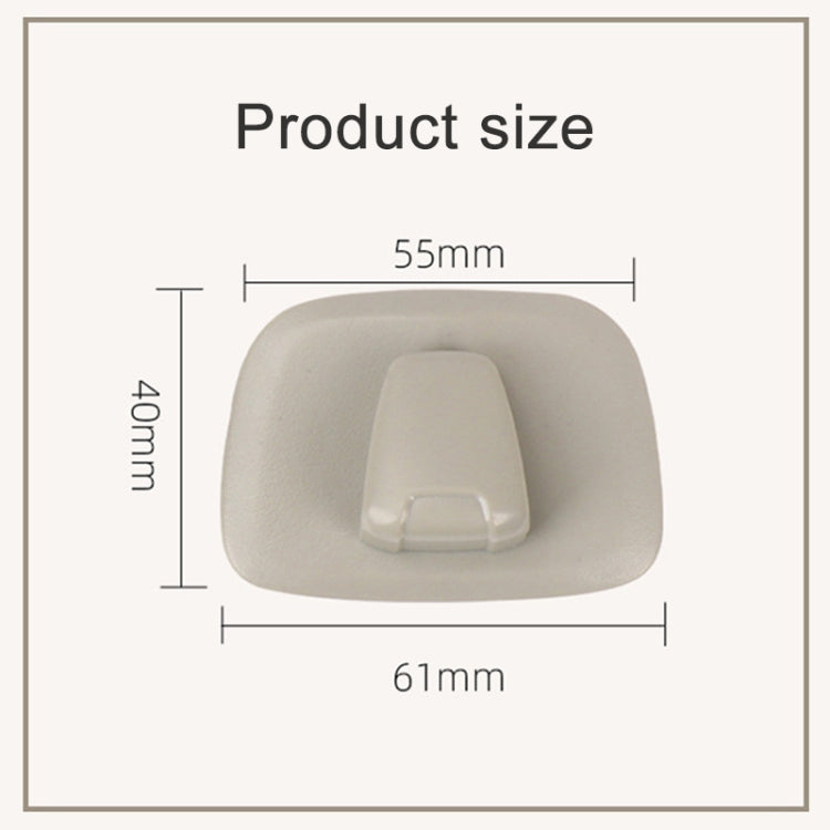 Left-Drive Car Coat Hook Hanger For volvo XC60 / XC90 / S90 / V90 / XC40(Black Left) by buy2fix