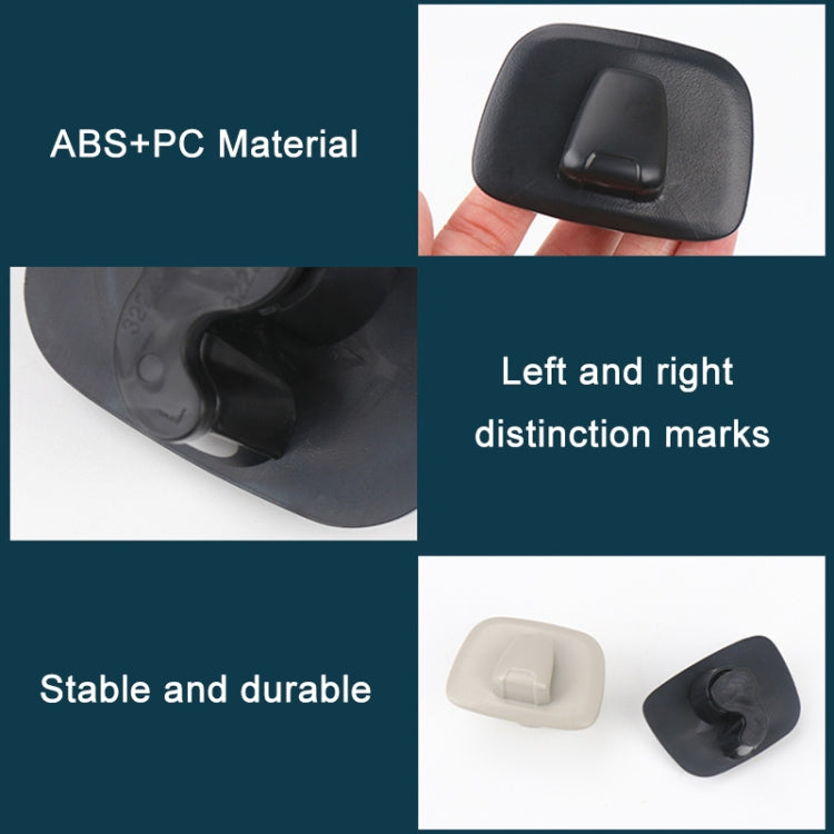 Left-Drive Car Coat Hook Hanger For volvo XC60 / XC90 / S90 / V90 / XC40(Black Left) by buy2fix