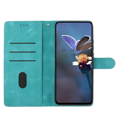 For Xiaomi Redmi Note 12 5G Flower Butterfly Embossing Pattern Leather Phone Case(Sky Blue) by buy2fix