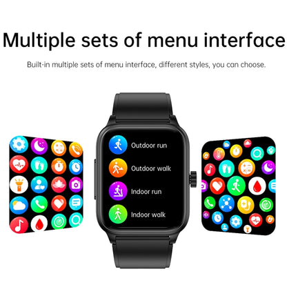 ET540 1.91 inch IP67 Waterproof Silicone Band Smart Watch, Support ECG / Non-invasive Blood Glucose Measurement(Blue) by buy2fix