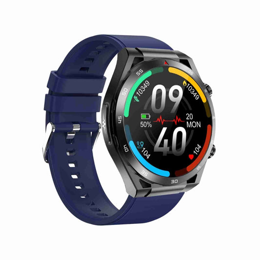 ET450 1.39 inch IP67 Waterproof Silicone Band Smart Watch, Support ECG / Non-invasive Blood Glucose Measurement(Blue) by buy2fix