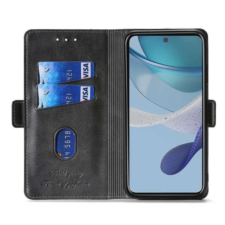 For Realme 11 Pro / 11 Pro+ 5G Contrast Color Side Buckle Leather Phone Case(Blue + Grey) - Realme Cases by buy2fix | Online Shopping UK | buy2fix
