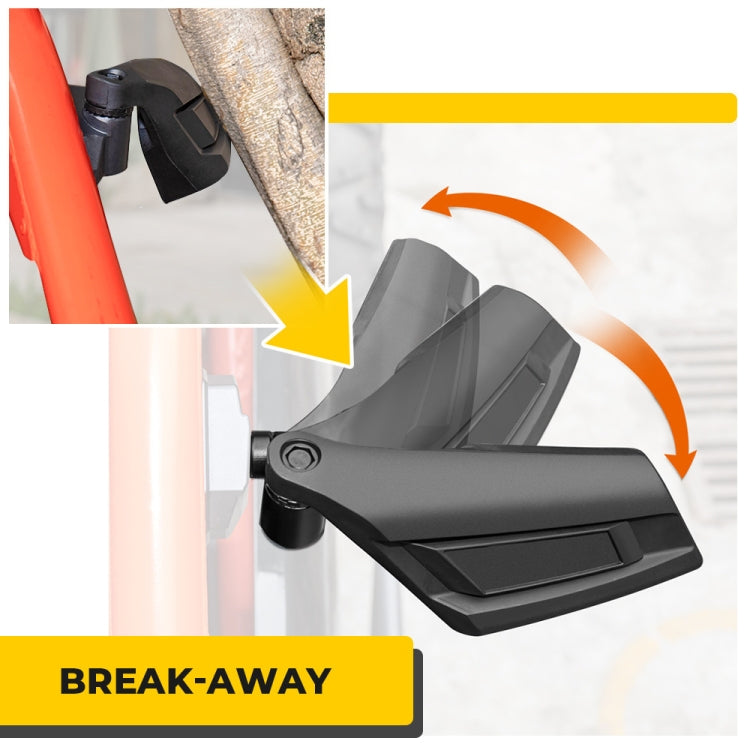 For Can-Am BRP UTV Maverick X3 Off-Road Vehicle Rearview Mirror, Model:UTV-17D With Light by buy2fix