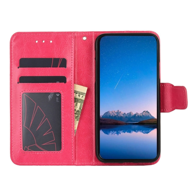 For Infinix Smart 7  HD Crystal Texture Leather Phone Case(Rose Red) - Infinix Cases by buy2fix | Online Shopping UK | buy2fix