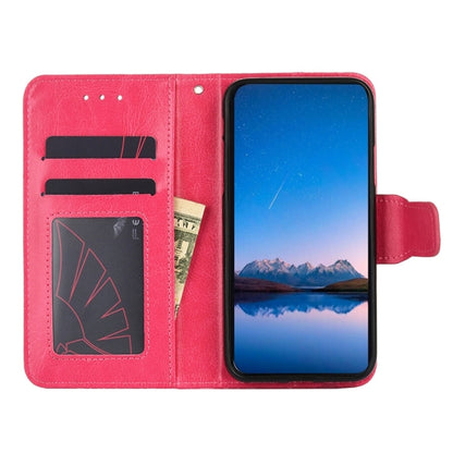 For Infinix Smart 7  HD Crystal Texture Leather Phone Case(Rose Red) - Infinix Cases by buy2fix | Online Shopping UK | buy2fix