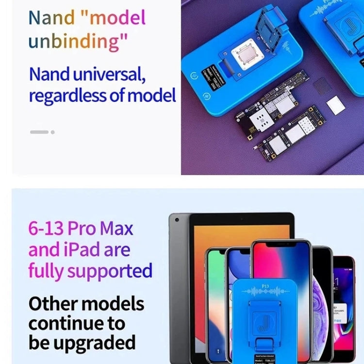 JCID P13 Nand Read Write Programmer DFU Purple Screen Tool For iPhone 6 to 13 Pro Max - Test Tools by JCID | Online Shopping UK | buy2fix