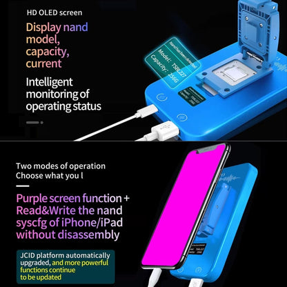 JCID P13 Nand Read Write Programmer DFU Purple Screen Tool For iPhone 6 to 13 Pro Max - Test Tools by JCID | Online Shopping UK | buy2fix