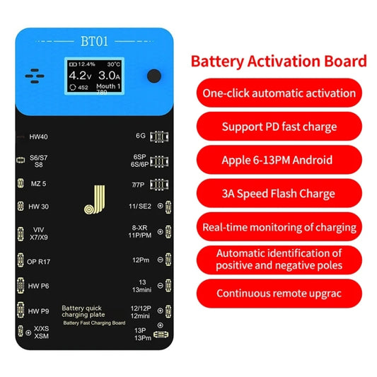 JCID BT01 Battery Fast Charging Board - Test Tools by JCID | Online Shopping UK | buy2fix