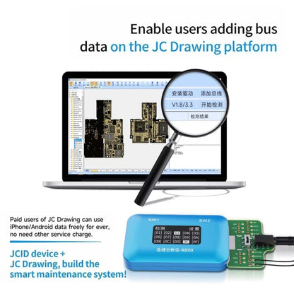JCID Rbox Bus Analyzer for iPhone and Android Signal Faults Detection - Test Tools by JCID | Online Shopping UK | buy2fix