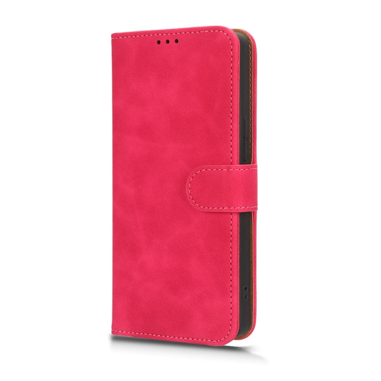 For Tecno Camon 20 Premier Skin Feel Magnetic Flip Leather Phone Case(Rose Red) by buy2fix