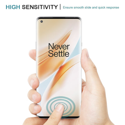 For OnePlus 8 Pro 3D Curved Edge Full Screen Tempered Glass Film by buy2fix