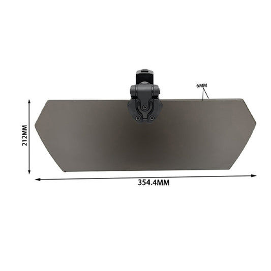 SF-1022 Universal Round Tube 1.5-2 Inch UTV Sun Visor Sunshade by buy2fix