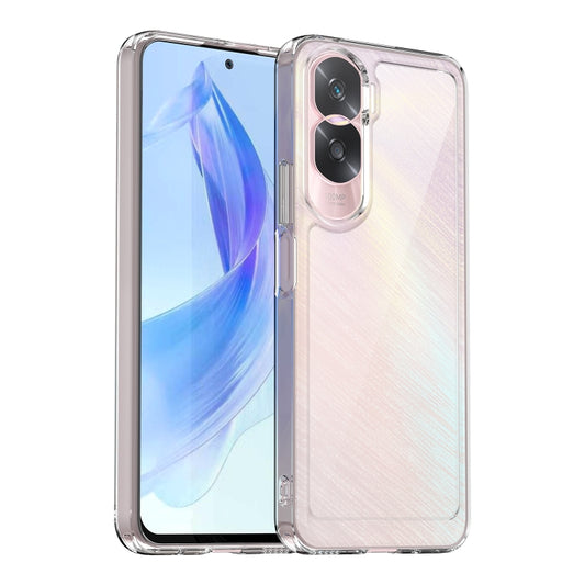 For Honor 90 Lite Colorful Series Acrylic Hybrid TPU Phone Case(Transparent) - Honor Cases by buy2fix | Online Shopping UK | buy2fix