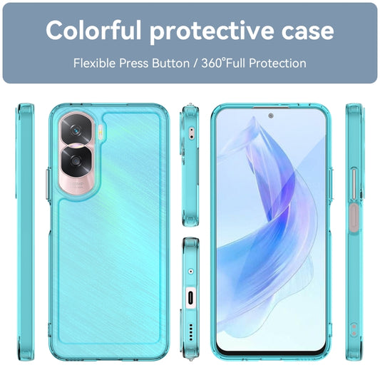 For Nothing Phone 2 Candy Series TPU Phone Case(Transparent Blue) - Nothing Cases by buy2fix | Online Shopping UK | buy2fix