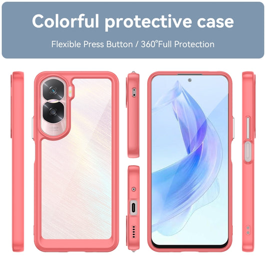 For Nothing Phone 2 Colorful Series Acrylic + TPU Phone Case(Red) - Nothing Cases by buy2fix | Online Shopping UK | buy2fix