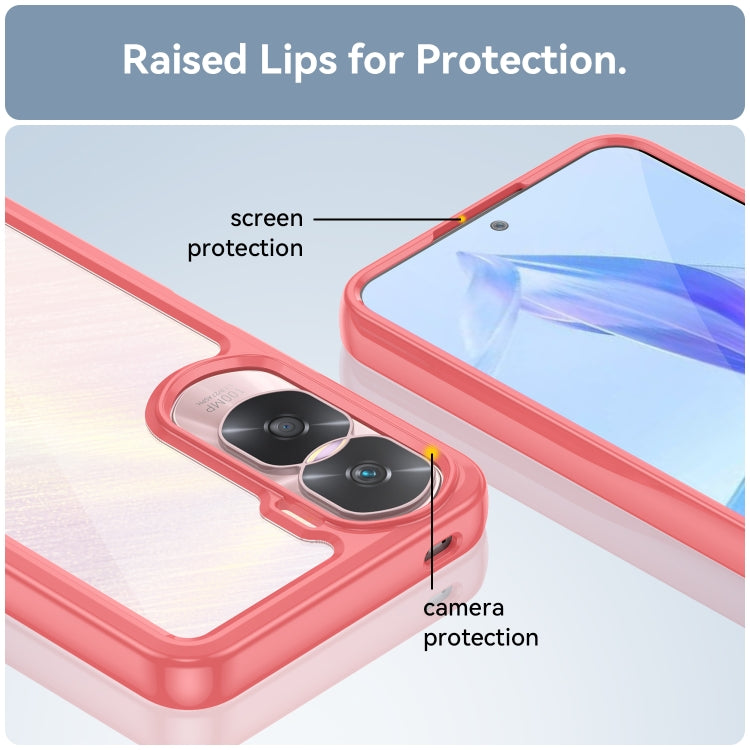 For Nothing Phone 2 Colorful Series Acrylic + TPU Phone Case(Red) - Nothing Cases by buy2fix | Online Shopping UK | buy2fix
