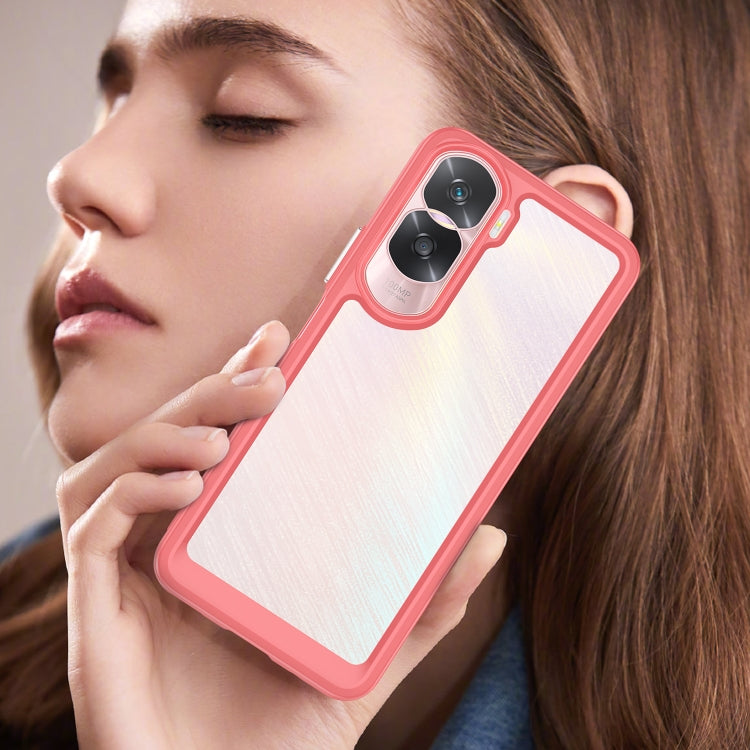 For Nothing Phone 2 Colorful Series Acrylic + TPU Phone Case(Red) - Nothing Cases by buy2fix | Online Shopping UK | buy2fix