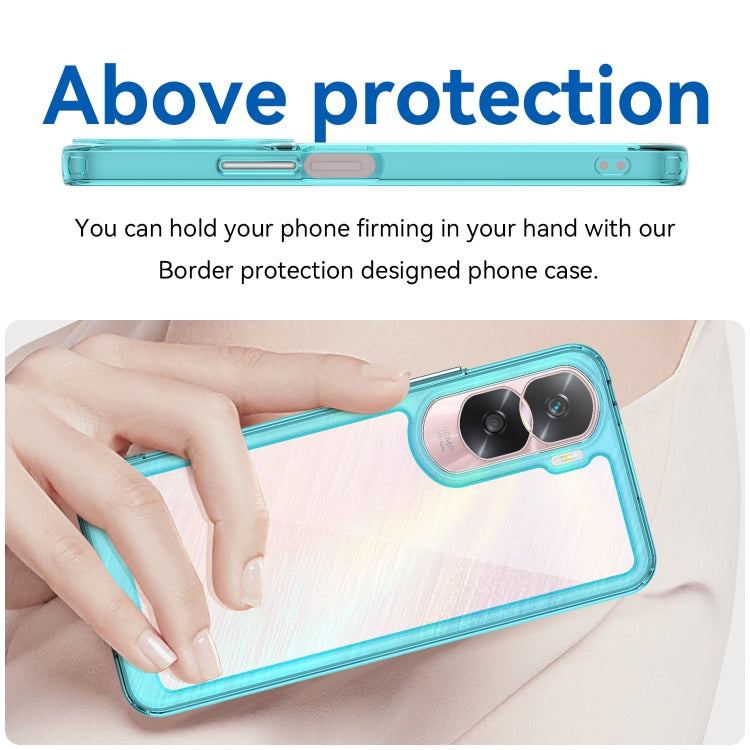 For Nothing Phone 2 Colorful Series Acrylic + TPU Phone Case(Transparent Blue) - Nothing Cases by buy2fix | Online Shopping UK | buy2fix