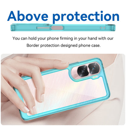 For Nothing Phone 2 Colorful Series Acrylic + TPU Phone Case(Transparent Blue) - Nothing Cases by buy2fix | Online Shopping UK | buy2fix