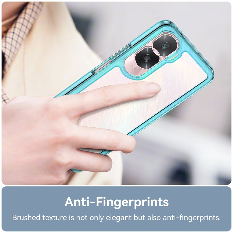 For Nothing Phone 2 Colorful Series Acrylic + TPU Phone Case(Transparent Blue) - Nothing Cases by buy2fix | Online Shopping UK | buy2fix