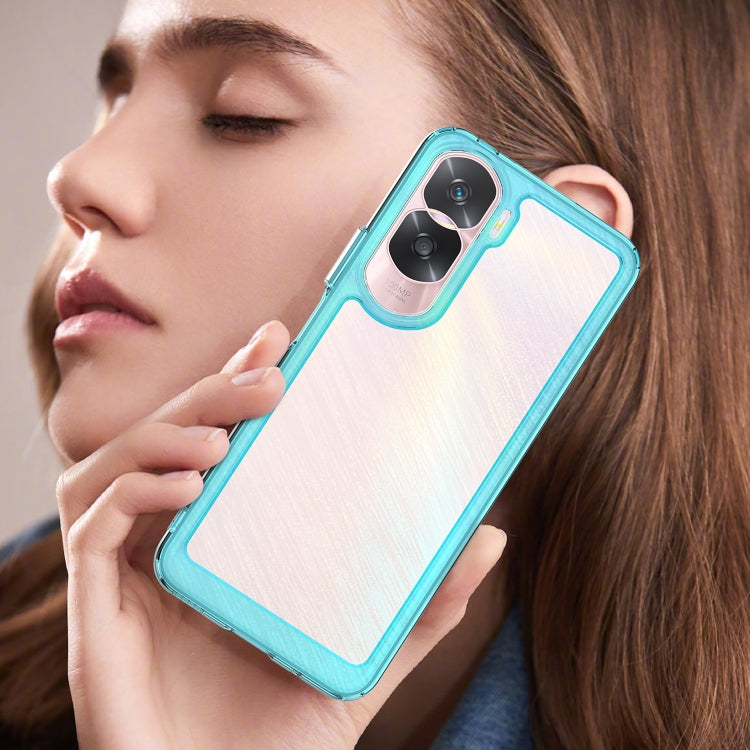 For Nothing Phone 2 Colorful Series Acrylic + TPU Phone Case(Transparent Blue) - Nothing Cases by buy2fix | Online Shopping UK | buy2fix