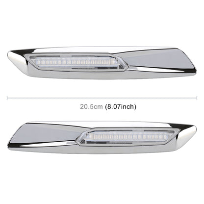 2 PCS Car Fender Light  LED Leaf Board Side DC12V / 1.7W for BMW, Yellow Light, Style:A - Arrow Turn Lights by buy2fix | Online Shopping UK | buy2fix