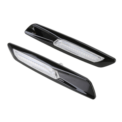 2 PCS Car Fender Light  LED Leaf Board Side DC12V / 1.7W for BMW, Yellow Light, Style:C - Arrow Turn Lights by buy2fix | Online Shopping UK | buy2fix