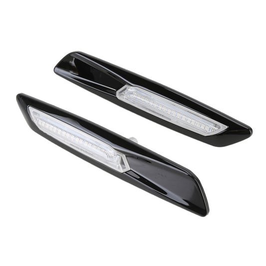 2 PCS Car Fender Light  LED Leaf Board Side DC12V / 1.7W for BMW, Yellow Light, Style:C - Arrow Turn Lights by buy2fix | Online Shopping UK | buy2fix
