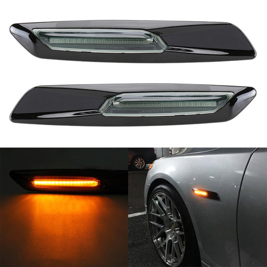 2 PCS Car Fender Light  LED Leaf Board Side DC12V / 1.7W for BMW, Yellow Light, Style:D - Arrow Turn Lights by buy2fix | Online Shopping UK | buy2fix