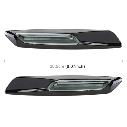 2 PCS Car Fender Light  LED Leaf Board Side DC12V / 1.7W for BMW, Yellow Light, Style:D - Arrow Turn Lights by buy2fix | Online Shopping UK | buy2fix