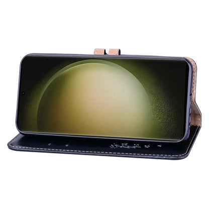 For Samsung Galaxy A24 4G Oil Wax Texture Leather Phone Case(Black) by buy2fix