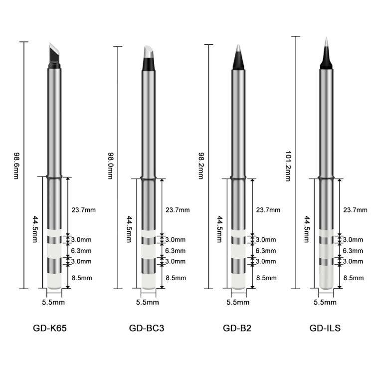 GVDA GD300 Intelligent Internal Heating Digital Display Constant Temperature Maintenance Electric Soldering Iron with 4 Tips + Stand Set by GVDA