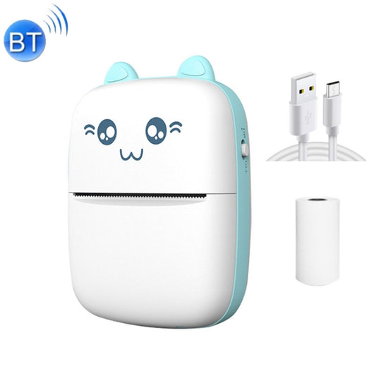 C9 Mini Bluetooth Wireless Thermal Printer With 1 Roll Paper(Blue) by buy2fix
