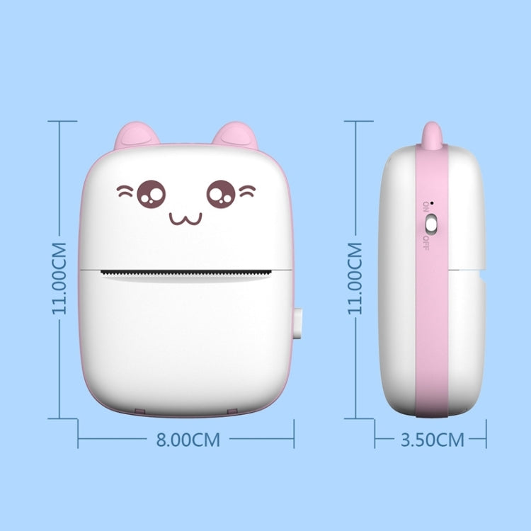 C9 Mini Bluetooth Wireless Thermal Printer With 5 Sticker Papers(Pink) by buy2fix