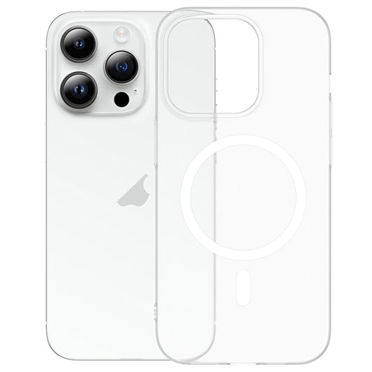 For iPhone 12 Pro Max High Transparency MagSafe Ice Fog Phone Case(Translucent White) - iPhone 12 Pro Max Cases by buy2fix | Online Shopping UK | buy2fix