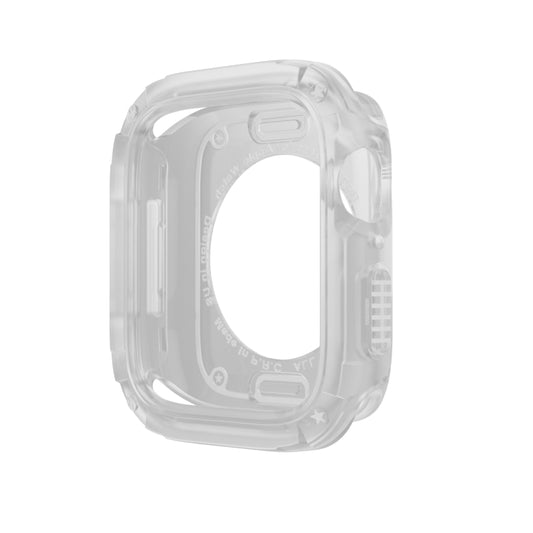 For Apple Watch Series 9 / 8 / 7 41mm 2-in-1 PC Hybrid TPU Armor Watch Case(Transparent) - Watch Cases by buy2fix | Online Shopping UK | buy2fix