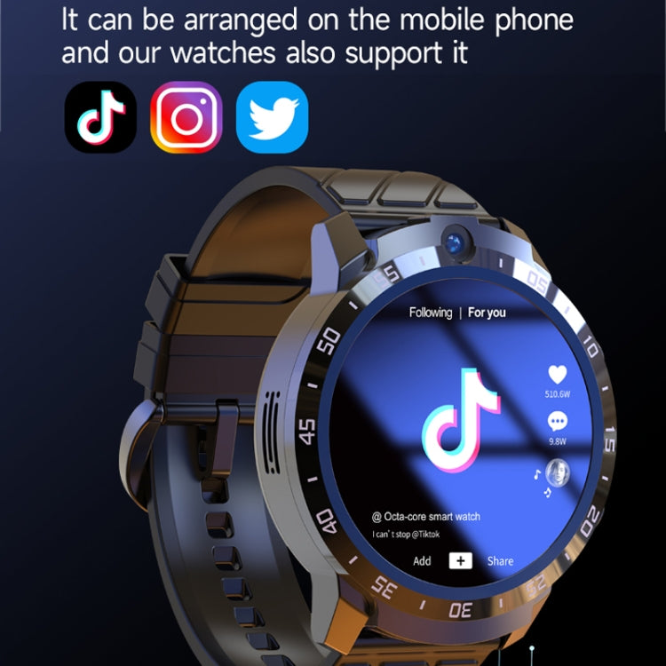 MT27 4G+64G 1.6 inch IP67 Waterproof 4G Android 8.1 Smart Watch Support Heart Rate / GPS, Type:Leather Band by buy2fix