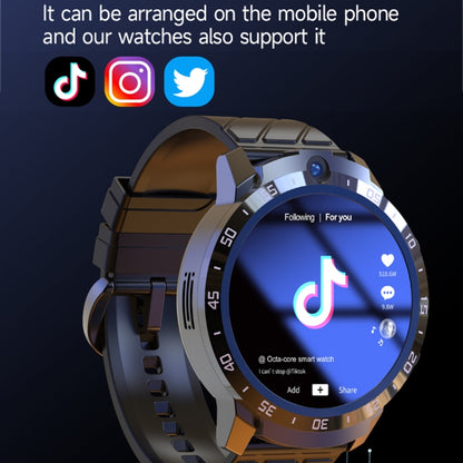 MT27 4G+64G 1.6 inch IP67 Waterproof 4G Android 8.1 Smart Watch Support Heart Rate / GPS, Type:Leather Band by buy2fix