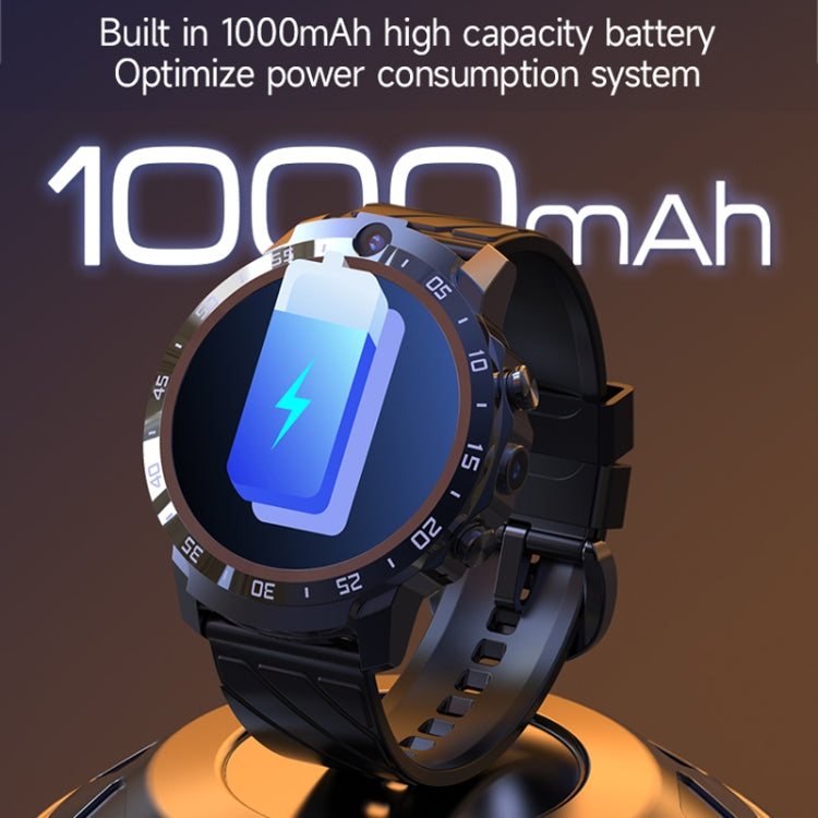 MT27 4G+64G 1.6 inch IP67 Waterproof 4G Android 8.1 Smart Watch Support Heart Rate / GPS, Type:Leather Band by buy2fix