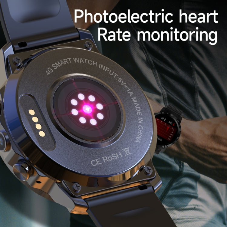 MT27 4G+64G 1.6 inch IP67 Waterproof 4G Android 8.1 Smart Watch Support Heart Rate / GPS, Type:Leather Band by buy2fix