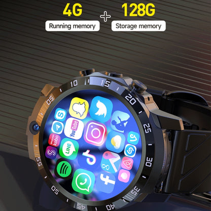 MT27 4G+64G 1.6 inch IP67 Waterproof 4G Android 8.1 Smart Watch Support Heart Rate / GPS, Type:Leather Band by buy2fix