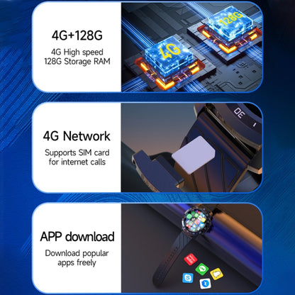 MT27 4G+64G 1.6 inch IP67 Waterproof 4G Android 8.1 Smart Watch Support Heart Rate / GPS, Type:Leather Band by buy2fix