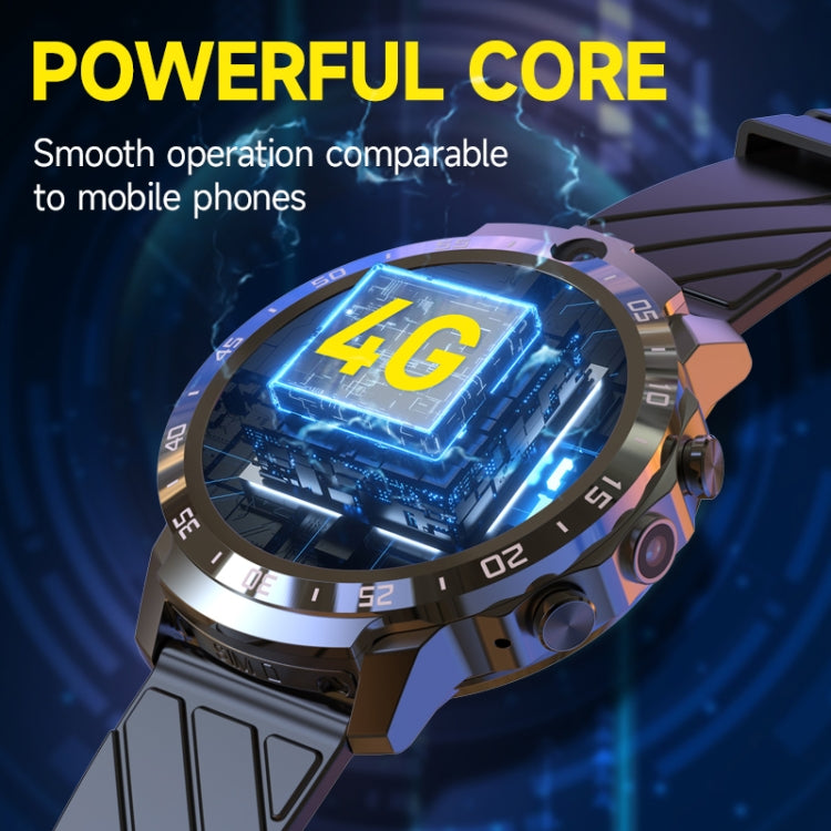 MT27 4G+64G 1.6 inch IP67 Waterproof 4G Android 8.1 Smart Watch Support Heart Rate / GPS, Type:Leather Band by buy2fix