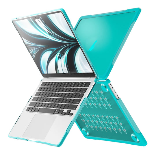 For MacBook Air 13.6 inch A2681 2022 / M3 2024 A3113 / M4 2025 A3240 Translucent Laptop Protective Case(Light Blue) - MacBook Air Cases by buy2fix | Online Shopping UK | buy2fix