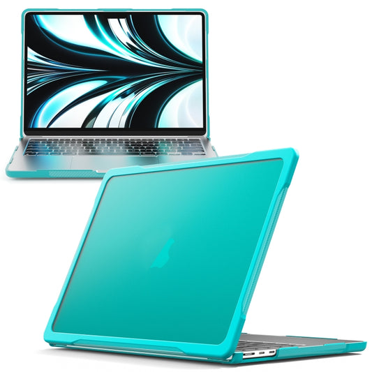 For MacBook Air 13.6 inch A2681 2022 / M3 2024 A3113 / M4 2025 A3240 Translucent Laptop Protective Case(Light Blue) - MacBook Air Cases by buy2fix | Online Shopping UK | buy2fix
