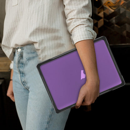 For MacBook Air 13.6 inch A2681 2022 / M3 2024 A3113 / M4 2025 A3240 Translucent Laptop Protective Case(Purple) - MacBook Air Cases by buy2fix | Online Shopping UK | buy2fix